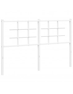 Testiera in Metallo Bianco 135 cm 2