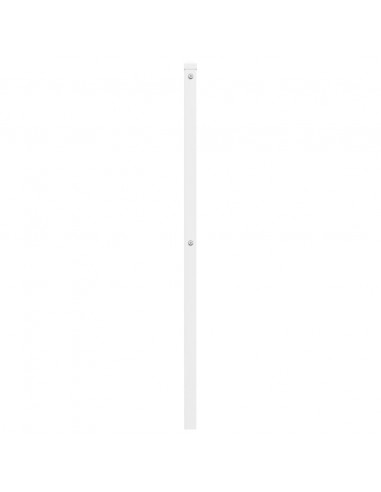 Testiera in Metallo Bianco 135 cm