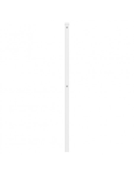 Testiera in Metallo Bianco 135 cm