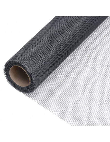 Zanzariera in Fibra di Vetro 100x2000 cm Grigia
