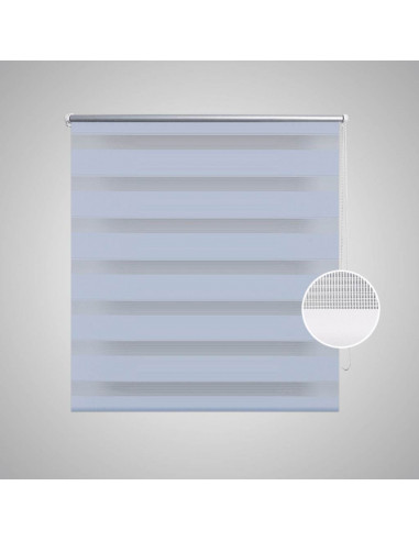 Tenda a rullo oscurante zebra bianca 70x120