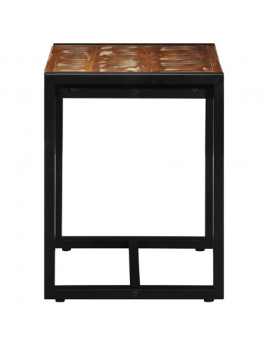 Panca Multicolore 60x35x45 cm in Legno Massello Recupero