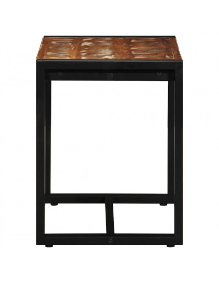 Panca Multicolore 60x35x45 cm in Legno Massello Recupero
