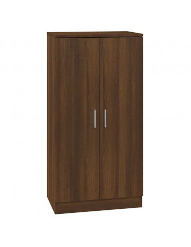 Scarpiera Rovere Marrone 55x35x108 cm in Legno Multistrato