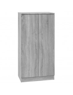 Scarpiera Grigio Sonoma 55x35x108 cm in Legno Multistrato