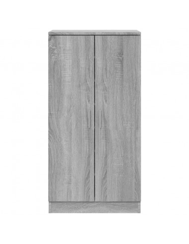 Scarpiera Grigio Sonoma 55x35x108 cm in Legno Multistrato