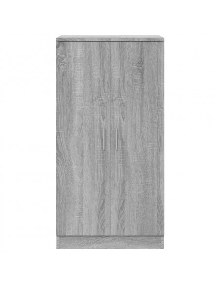 Scarpiera Grigio Sonoma 55x35x108 cm in Legno Multistrato
