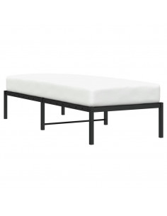 Giroletto in Metallo Nero 80x200 cm 2