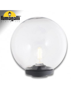 G250 BASE MODERNA NERO TRASP E27 - CONF. 2 PZ