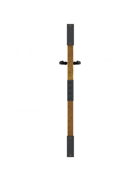 Cancello da Giardino 85x75 cm in Acciaio Corten