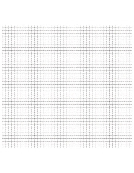 Recinzione in Rete Modulare in Acciaio Inox 50x50cm 21x21x2,5mm