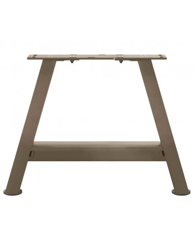 Gambe Tavolino da Caffè a A 2 pz 40x(30-31) cm Acciaio