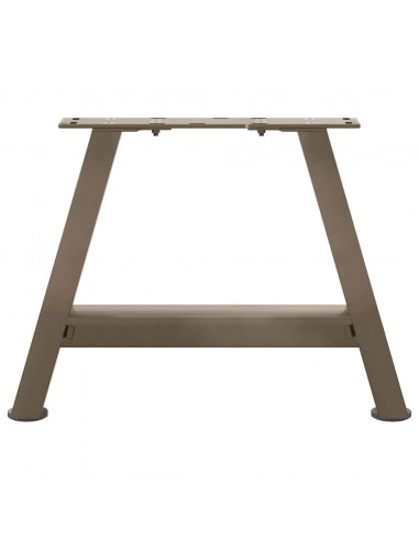 Gambe Tavolino da Caffè a A 2 pz 50x(30-31) cm in Acciaio