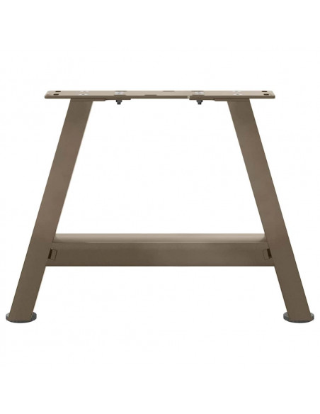 Gambe Tavolino da Caffè a A 2 pz 50x(30-31) cm in Acciaio