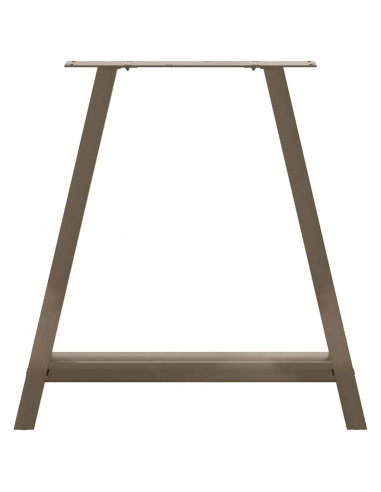 Gambe Tavolino da Caffè a A 2 pz 70x(72-73) cm Acciaio