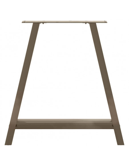 Gambe Tavolino da Caffè a A 2 pz 70x(72-73) cm Acciaio