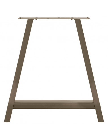 Gambe Tavolino da Caffè a A 2 pz 80x(72-73) cm Acciaio