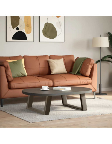 Gambe Tavolino Caffè a U 2 pz 60x(30-31)cm in Acciaio