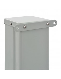 Tenda Laterale Retrattile per Patio 100x300 cm Marrone