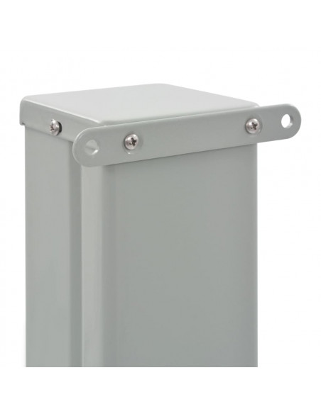Tenda Laterale Retrattile per Patio 100x300 cm Marrone
