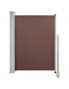 Tenda Laterale Retrattile per Patio 100x300 cm Marrone 2