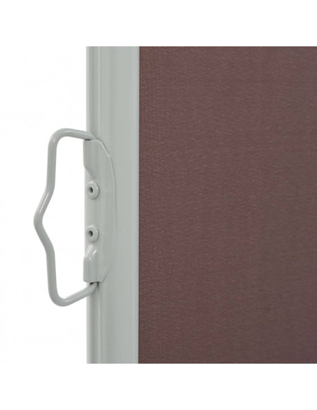 Tenda Laterale Retrattile per Patio 100x300 cm Marrone