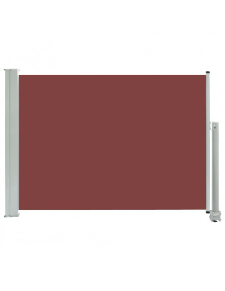 Tenda Laterale Retrattile per Patio 80x300 cm Marrone
