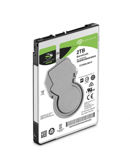 Seagate Barracuda 2.5" disco rigido interno 2 TB 5400 Giri/min 128 MB 2.5" Serial ATA III