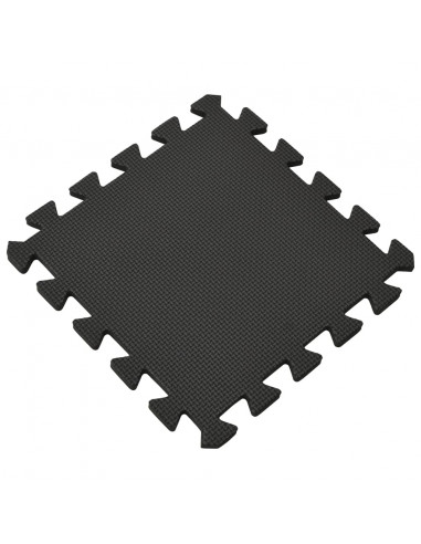 Tappetino a Incastro 54 pz 4,86m² in Schiuma EVA Nera