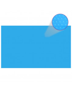 Copripiscina Rettangolare 1000x600 cm in PE Blu