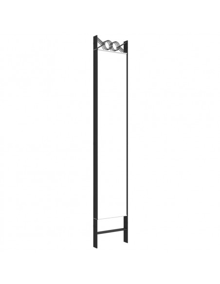 Divisorio a 5 Pannelli Bianco 200x220 cm Tessuto