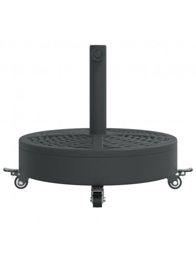 Base per Ombrellone con Ruote per Pali Ø38/48 mm 27 kg Rotonda