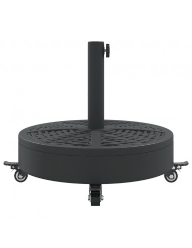 Base per Ombrellone con Ruote per Pali Ø38/48 mm 27 kg Rotonda