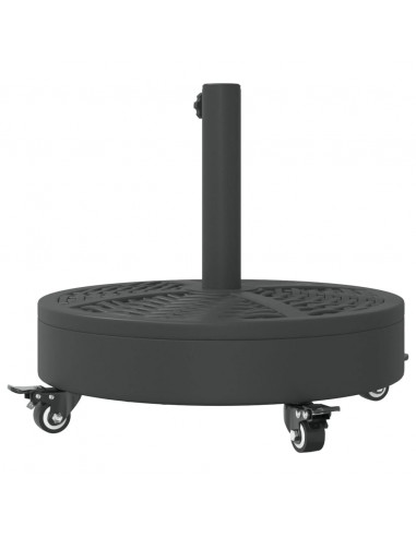 Base per Ombrellone con Ruote per Pali Ø38/48 mm 27 kg Rotonda