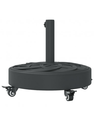 Base per Ombrellone con Ruote per Pali Ø38/48 mm 27 kg Rotonda
