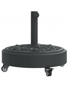 Base per Ombrellone con Ruote per Pali Ø38/48 mm 27 kg Rotonda