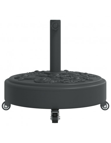 Base per Ombrellone con Ruote per Pali Ø38/48 mm 27 kg Rotonda