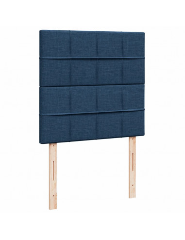 Giroletto a Molle con Materasso Blu 80x200 cm inTessuto