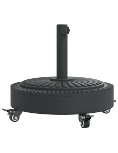 Base per Ombrellone con Ruote per Pali Ø38/48 mm 27 kg Rotonda