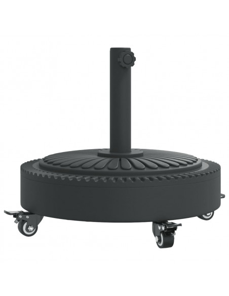 Base per Ombrellone con Ruote per Pali Ø38/48 mm 27 kg Rotonda
