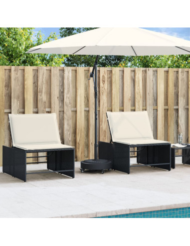 Base per Ombrellone con Ruote per Pali Ø38/48 mm 27 kg Rotonda