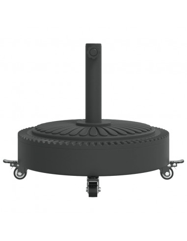 Base per Ombrellone con Ruote per Pali Ø38/48 mm 27 kg Rotonda
