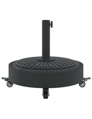Base per Ombrellone con Ruote per Pali Ø38/48 mm 27 kg Rotonda