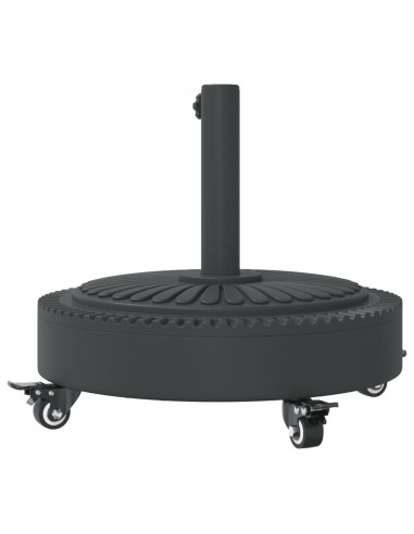 Base per Ombrellone con Ruote per Pali Ø38/48 mm 27 kg Rotonda