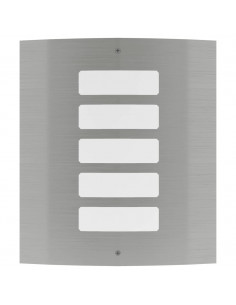 Appliquè lampione da giardino in acciaio inox per interni ed esterni