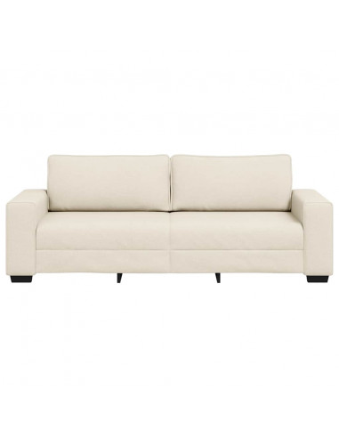 | Divano | con cuscino con cuscino Beige 221 x 77 x 82 cm Tela