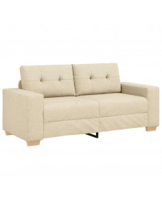 Divano Divanetto Crema 140 cm in Tessuto