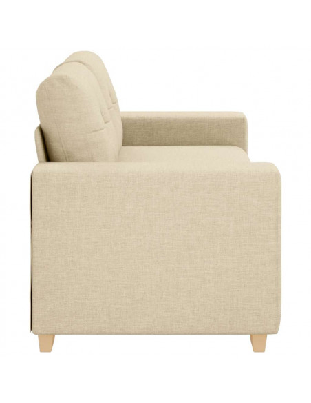 Divano Divanetto Crema 140 cm in Tessuto