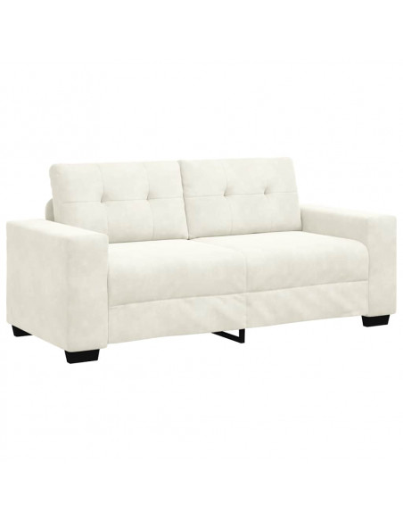 Divano Divanetto Crema 140 cm in Velluto