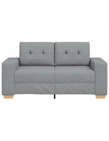 Divano Divanetto Grigio Chiaro 120 cm in Tessuto